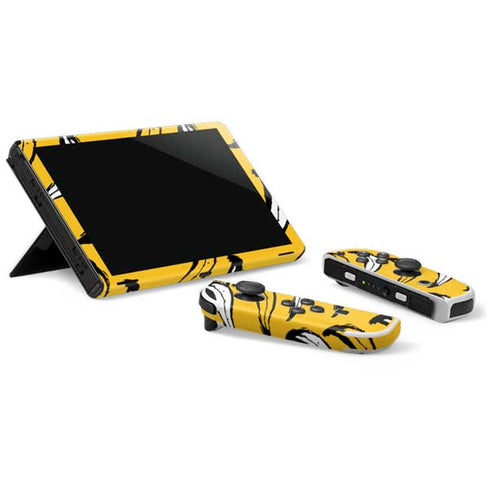 Bouffants and Broken Hearts Bananas Nintendo Switch OLED (2021) Skin